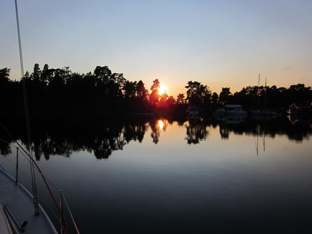 Solnedgang Håskö